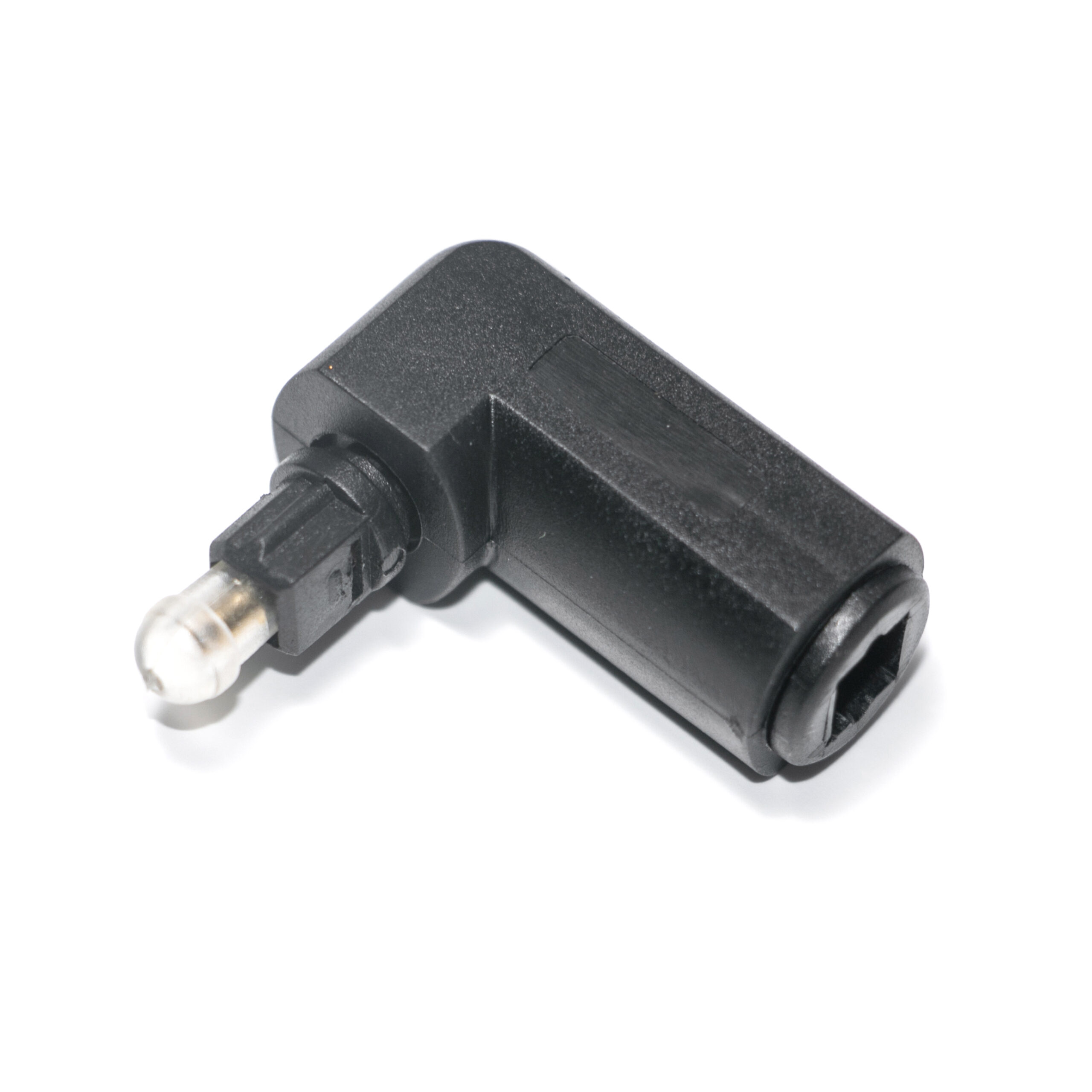TOSLINK 90-Degree Angle Optical Adapter ?C Square to Square Connector - Image 3